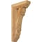 Ekena Millwork Olympic Slat Rough Sawn Bracket, Western Red Cedar, 4"W x 14"D x 26"H BKT04X14X26OLY06RWR - alternate 1